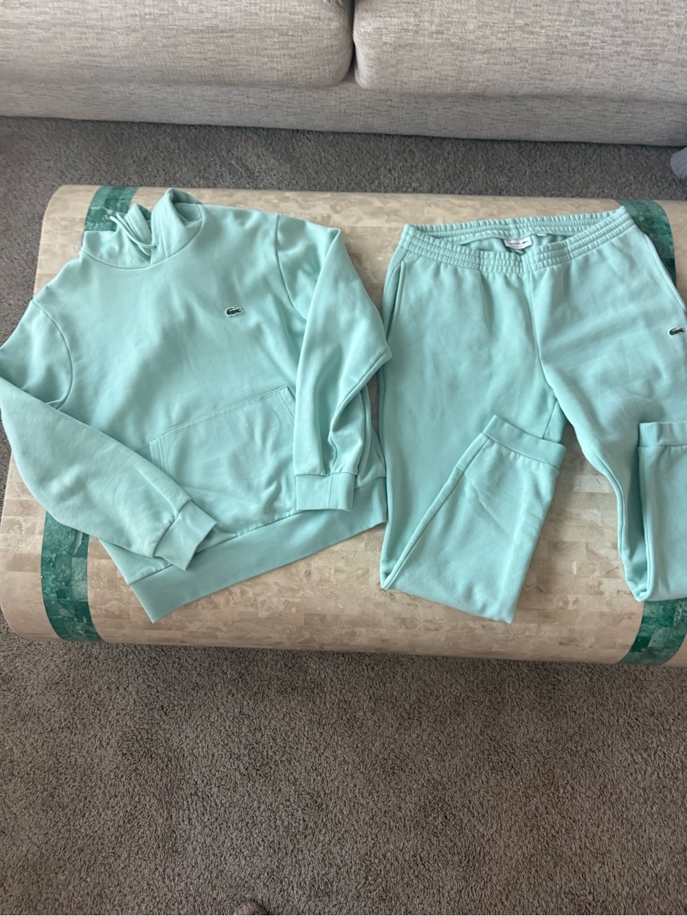 Lacoste Mint Green Mens tracksuit